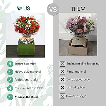 Amazon.com: Holiday Designs - Pop-Up Florist Delivery Box